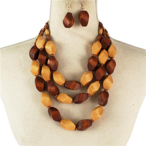 Fashion Wood Necklace