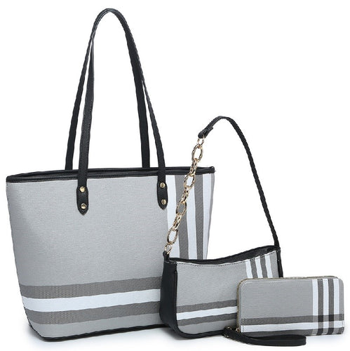 Gray Handbag Large and Small