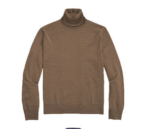 Brown turtle neck sweater