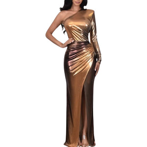 Bronzed Gold gown