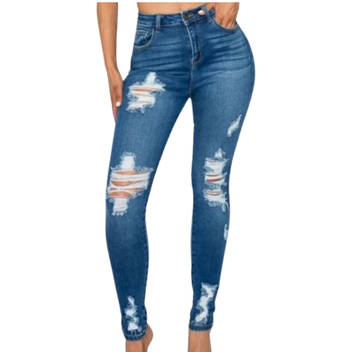 Ripped Medium wash jeans