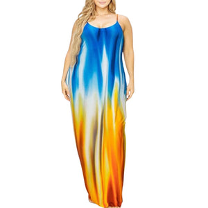 Multi color maxi dress