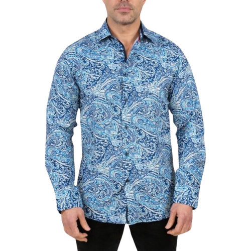 Multi blue print shirt