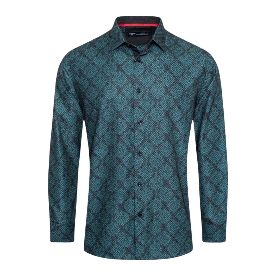 Emerald print shirt