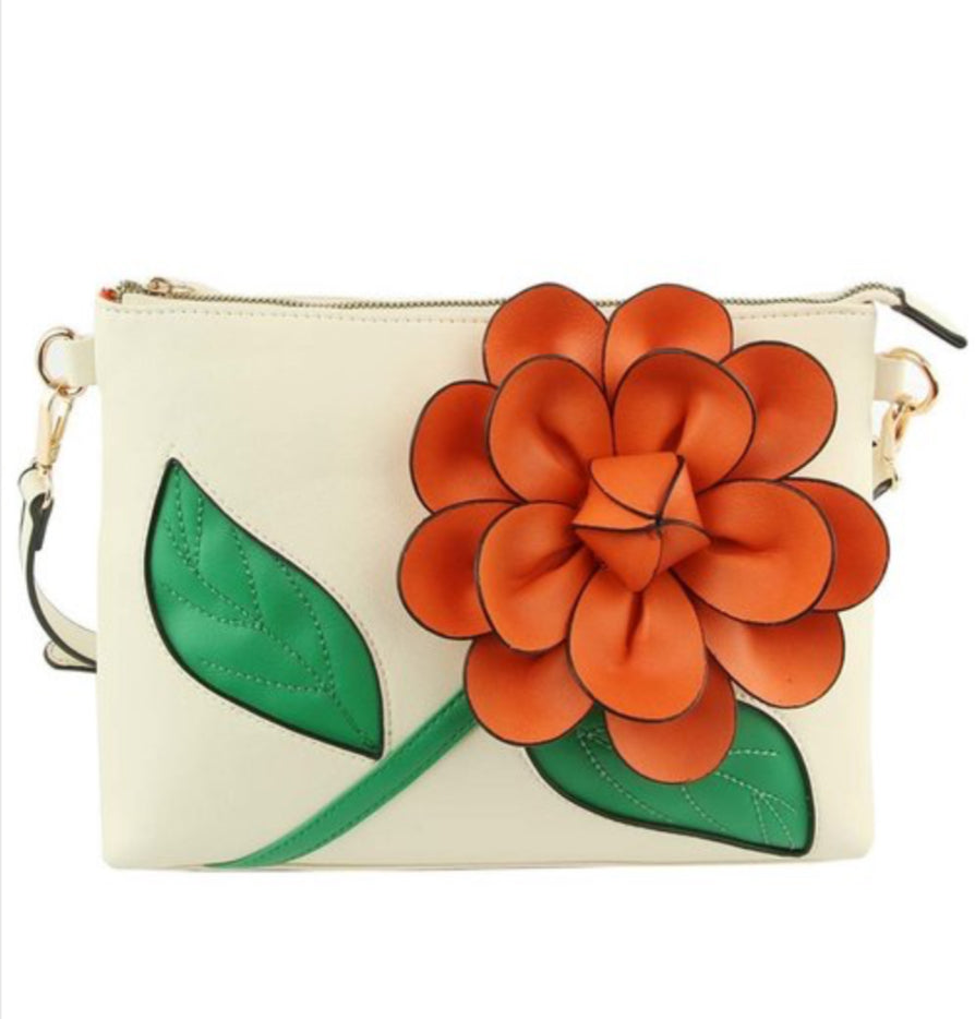 Tangerine Flower Fashion bag