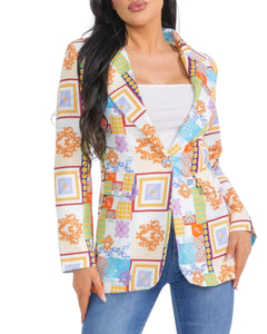 Multi print Blazer