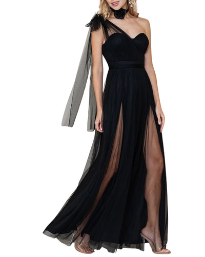 Black tulle gala