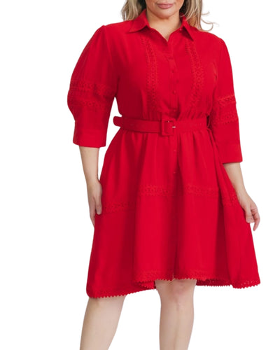 Red Curvy Dress