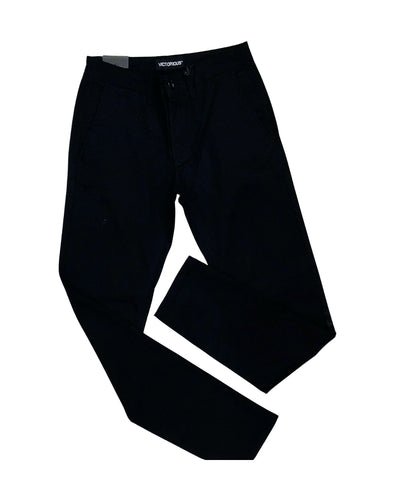 Black slim fit chino pants