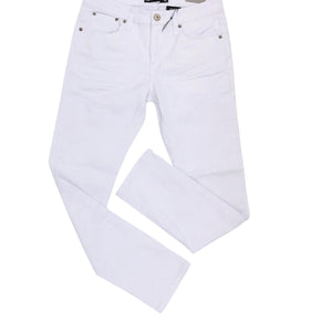 White slim fit jeans