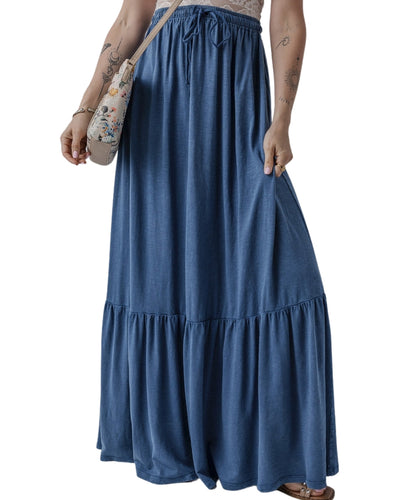 Denim look skirt