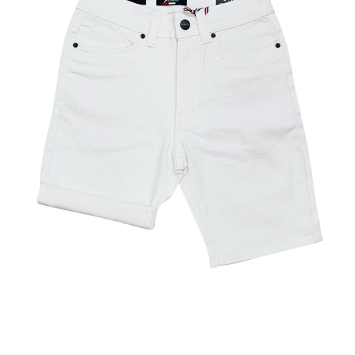 White jeans shorts