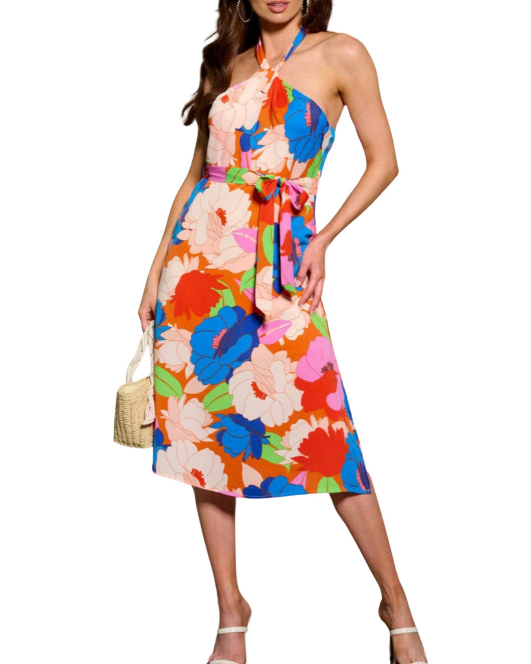 Multi print dress