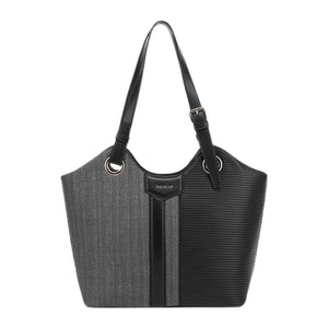 Black Grey fashion handbag