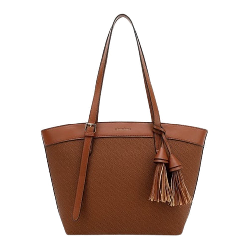 Tan Tassel fashion handbag
