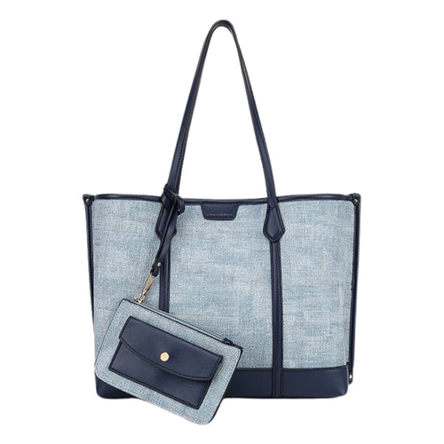 Blue handbag