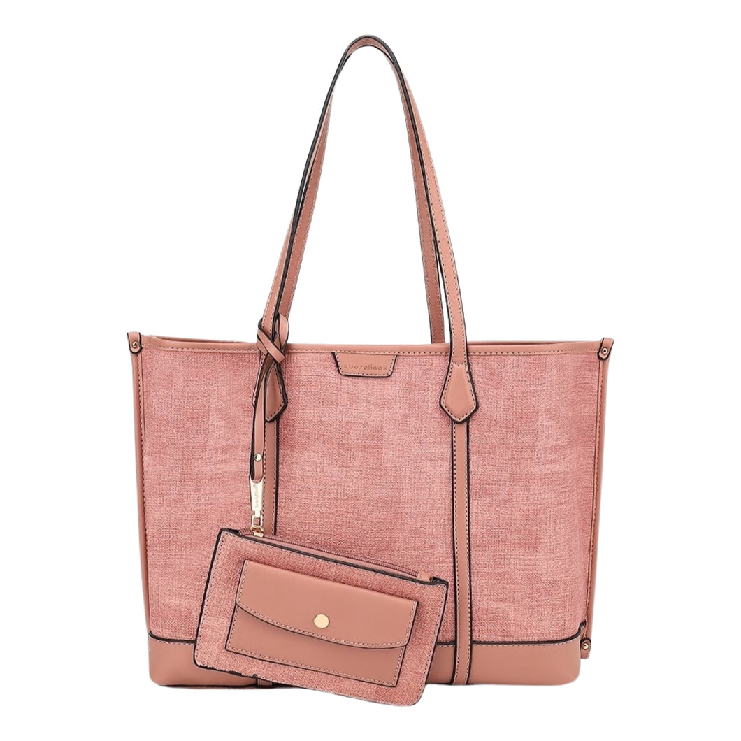 Blush handbag