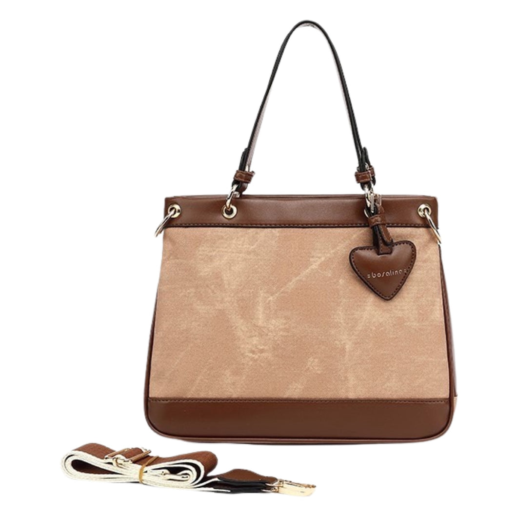 Duo tone handbag