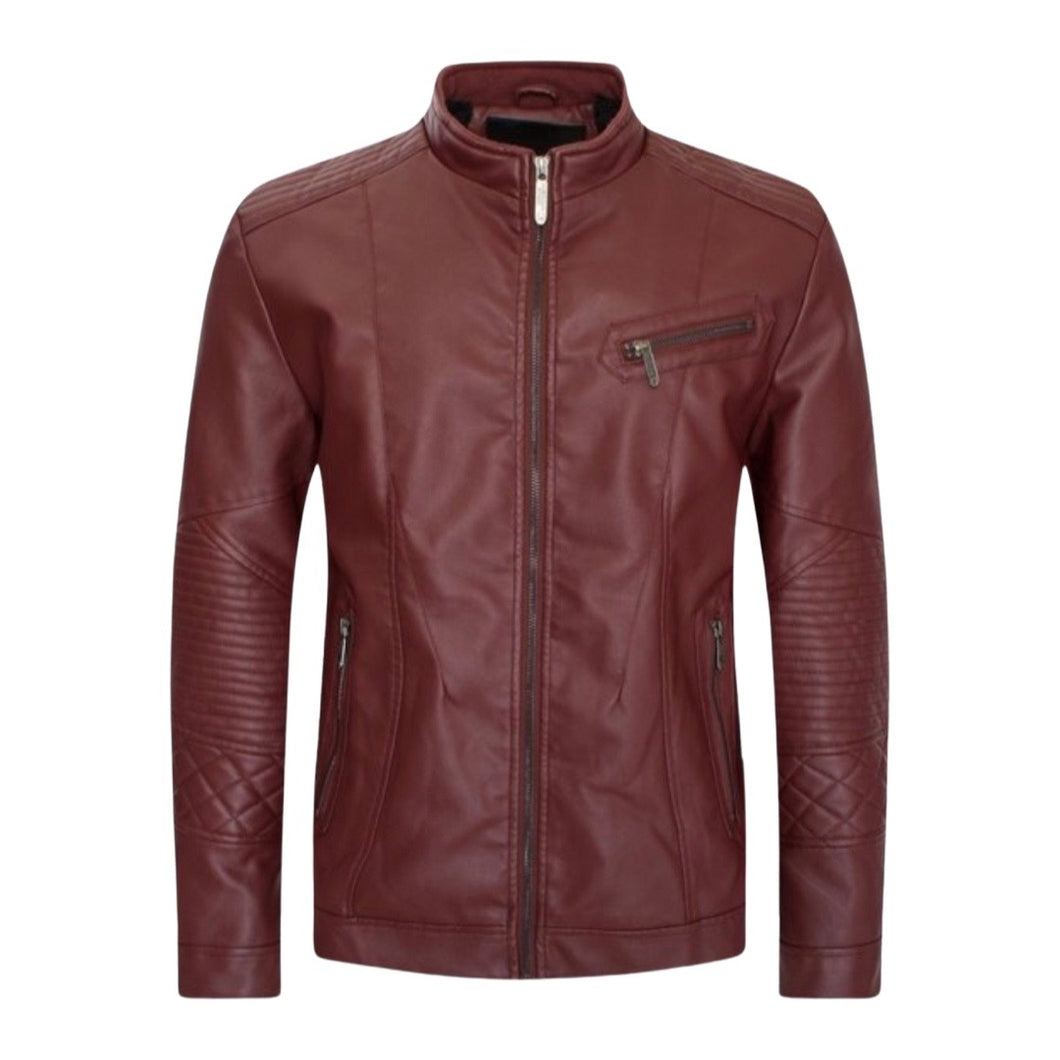 Merlot Faux leather jacket